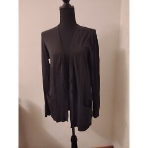 Ann Taylor Loft Women Black Long Sleeve Blouse